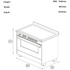 Fisher & Paykel 90cm Series 7 Classic Freestanding Induction Electric Oven White OR90SCI4W1 image NaN