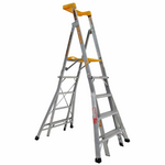 Gorilla 1.45-2.35m Compact Height Adjustable Platform Ladder 150kg Industrial RPL0508-I hero image