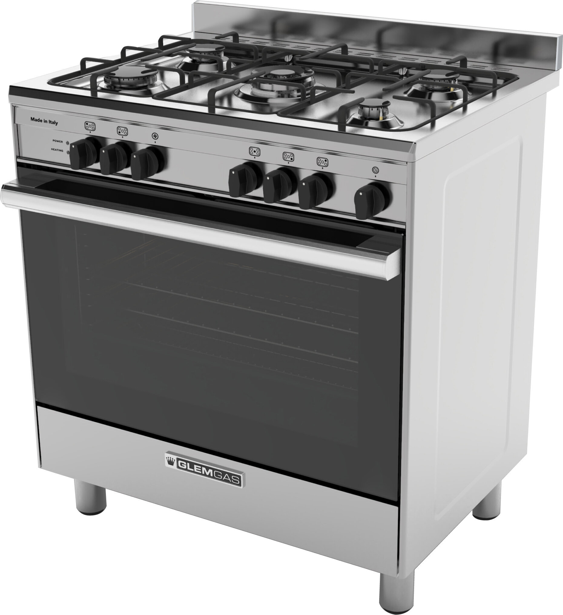Glem 80cm Dual Fuel Oven Stove GB865GE Appliances Online