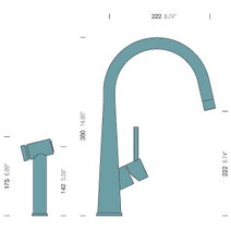 Abey PD150BZT Schock Preparation Station Double Bowl Sink with Tap hero image