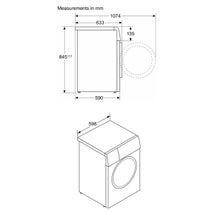 Bosch Series 8 10kg Front Load Washing Machine WGH25400AU hero image