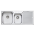 Oliveri Nu-Petite 1 & 3/4 Bowl Topmount Sink with Right Hand Drainer NP6113TH image NaN