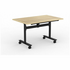 OLG Agile Flip Table 1200x750 New Oak Worktop with Black Frame OG_AGFLIP1275B_NO image NaN
