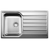 Blanco LIVIT 45S SALTO Single Bowl Inset Sink with Right Hand Drainer LIVIT45SL-SALT image NaN