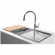 Abey LG200UTPK Lago Double Bowl Undermount Sink Pack hero image