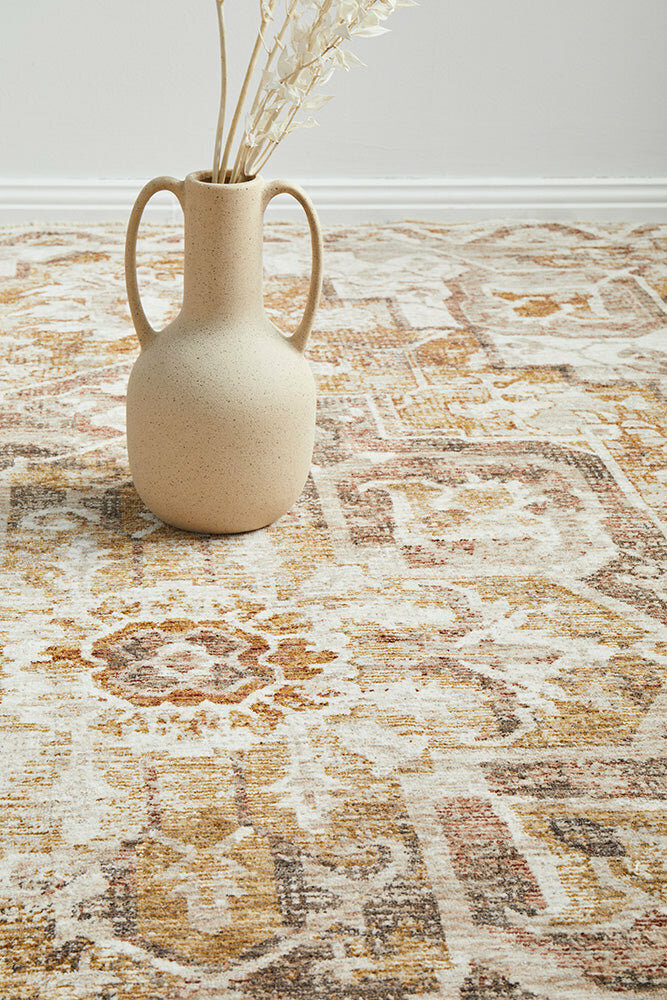 Rug Culture Jaipur Medium Gold Multi-coloured Rug 230X160CM - JPR-88-GOLD-230160 hero image