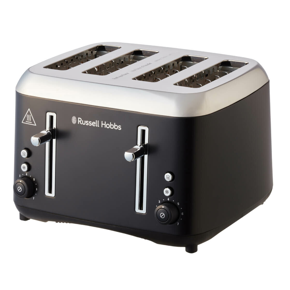 Matte black cheap toaster 4 slice