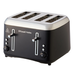 Russell Hobbs Addison 4 Slice Toaster Matte Black RHT514BLK hero image