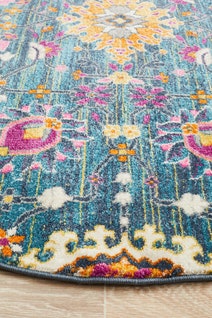 Rug Culture Babylon Large Blue Rug 240X240CM - BLN-210-BLUE-240X240 hero image