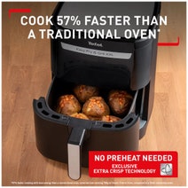 Tefal Air Fryer 6.9L Easy Fry & Grill 2 in 1 XXL FlexCook Black EY8018 hero image