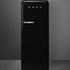 Smeg 256L Retro Style Top Mount Fridge FAB28RBKA1 image NaN