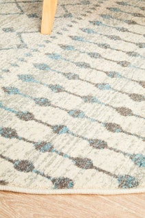 Rug Culture Evoke Small White Rug 150X150CM - EVO-260-WHI-150X150 hero image