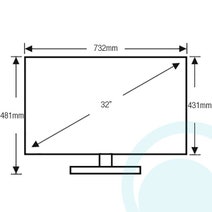LG 32LB563B 32" 80cm HD LED LCD TV hero image
