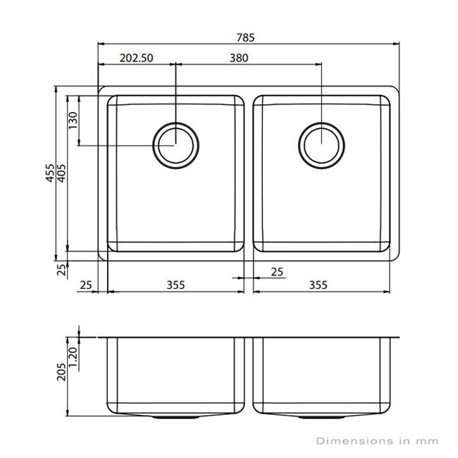 Oliveri Sonetto Double Bowl Sink and Venice Brushed Nickel Pull Out Tap Pack VE520FBN-PSN63TU hero image