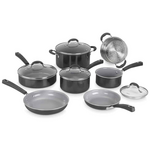 Cuisinart Ceramica XT Nonstick 11 Piece Cookware Set 54C11BKXA hero image