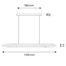 DCW Editions Org Horizontal Pendant Light - 1300mm ORGPH1300 hero image