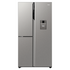 Haier 574L S+ Three Door Side by Side Fridge Non-Plumbed Water Dispenser Satina Silver HRF575XHS image NaN
