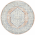 Rug Culture Mayfair Small Peach & Blue Rug 150X150CM - MAY-LOR-PEA-150X150 image NaN