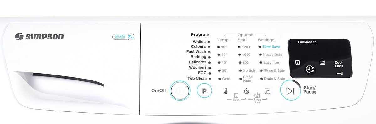 Simpson SWF12743 7kg EZI Sensor Front Load Washing Machine hero image