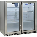 Schmick Alfresco Two Door Bar Fridge with Heated Glass SK190-SS hero image