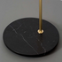 CTO Lighting Heron Floor Light - Satin Brass with Black Marquina Marble Base HERFLOSBNM image NaN