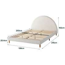 Zinus Boucle Double Upholstered Platform Bed Frame AU-FPPBW1ZC-10D hero image