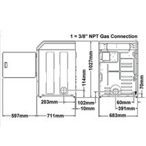 Speed Queen 9kg Natural Gas Dryer ADGE8BGASN hero image