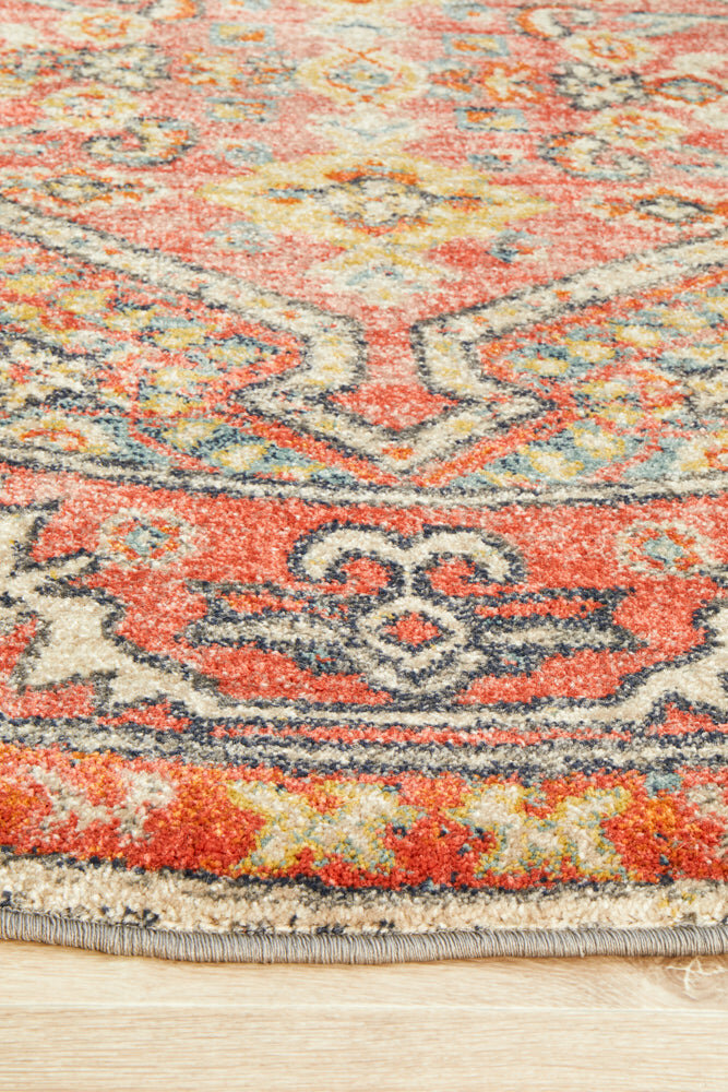 Rug Culture Legacy Large Multi-coloured Rug 240X240CM - LEG-856-CRIM-240X240 hero image