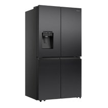 Hisense 585L PureFlat Eclipse Refrigerator Dark Stainless Steel HRCD586TBWB hero image