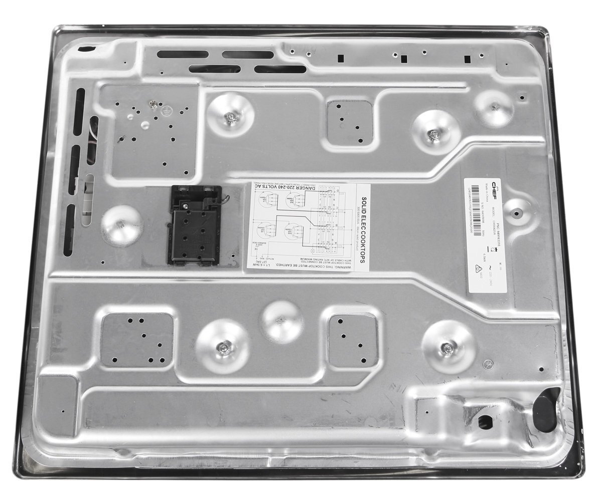 Chef CHS642SA 60cm Stainless Steel Electric Cooktop hero image