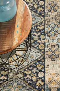 Rug Culture Legacy Extra Large Multi-coloured Rug 500X80CM - LEG-857-NAVY-500X80 hero image