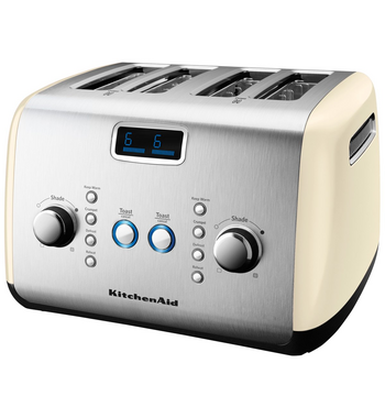 KitchenAid Artisan 4 Slice Toaster Almond Cream 5AKMT423AC