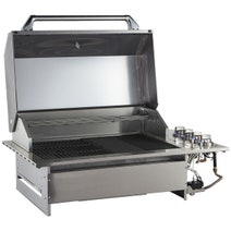 Smart Four Burner Drop-In LPG BBQ with Slimline Hood Stainless Steel 4000DGSL-SS hero image