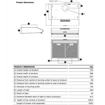 Haier 60cm Stainless Steel Fixed Rangehood HFH60RSX1 hero image