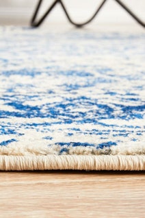Rug Culture Evoke Medium White Navy Rug 200X200CM - EVO-253-WNAV-200X200 hero image
