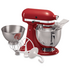 KitchenAid Artisan Stand Mixer and Pasta Roll Empire Red 93410+90310 image NaN
