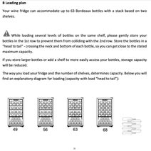 Triomph 63 Bottle Single Zone Wine Fridge TKCV63N hero image