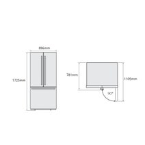Westinghouse 565L French Door Frost Free Fridge with Water Dispenser WHE6060SB hero image