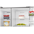 Hisense 649L Side by Side Refrigerator with Non-Plumbed Water Dispenser Stainless Steel HRSBS649SW image NaN