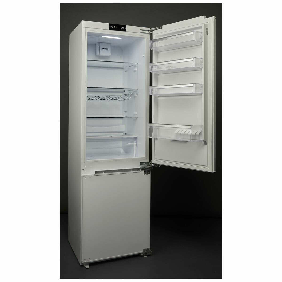 Smeg Integrated 242L Bottom Mount Refrigerator SABI256BM