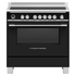 Fisher & Paykel Series 9 90cm Classic Freestanding Induction Pyrolytic Cooker Black OR90SCI6B1 image NaN