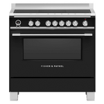 Fisher & Paykel Series 9 90cm Classic Freestanding Induction Pyrolytic Cooker Black OR90SCI6B1 hero image