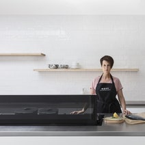 Novy 120cm Panorama Induction Cooktop with Integrated Downdraft Rangehood 142120 hero image