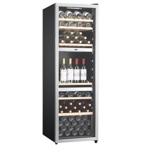LeCavist 140 Bottle Triple Zone Wine Cabinet Stainless Steel LEK1403ZPVX hero image