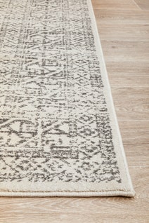 Rug Culture Chrome Oversize Silver & Off White Rug 400X300CM - CRO-ADD-SIL-400X300 hero image