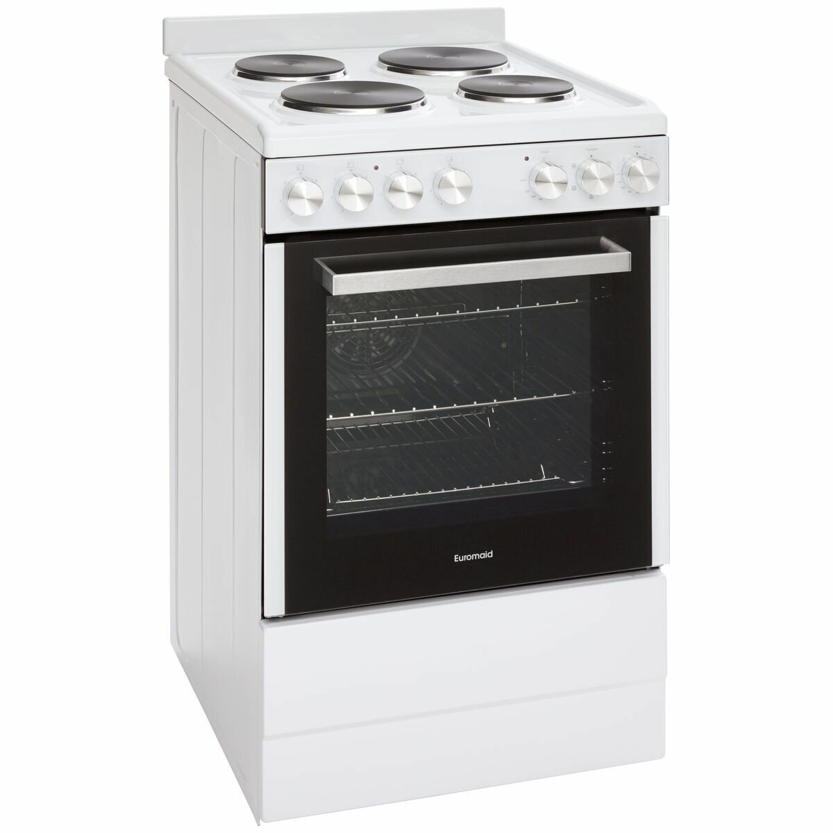 Euromaid 54cm Electric Upright Cooker White EFS54FC SEW