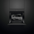 Fisher & Paykel Series 7 60cm Contemporary Compact Handleless Combi-Microwave Oven Black Glass OB60SMPTNB1 image NaN