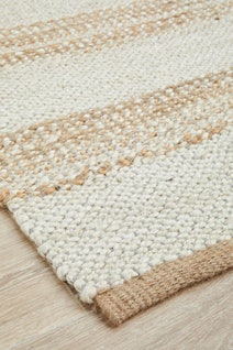 Rug Culture Nosa Medium Natural & White Rug 220X150CM - NSA-555-NTWT-220X150 hero image
