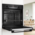 Bosch 60cm Series 4 Pyrolytic Black Oven HBA574EB3A image NaN