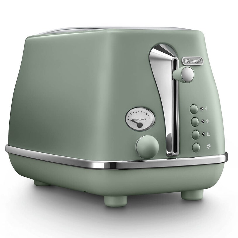 DeLonghi Icona Capitals 2 Slice Toaster Vienna Green CTOC2003MG